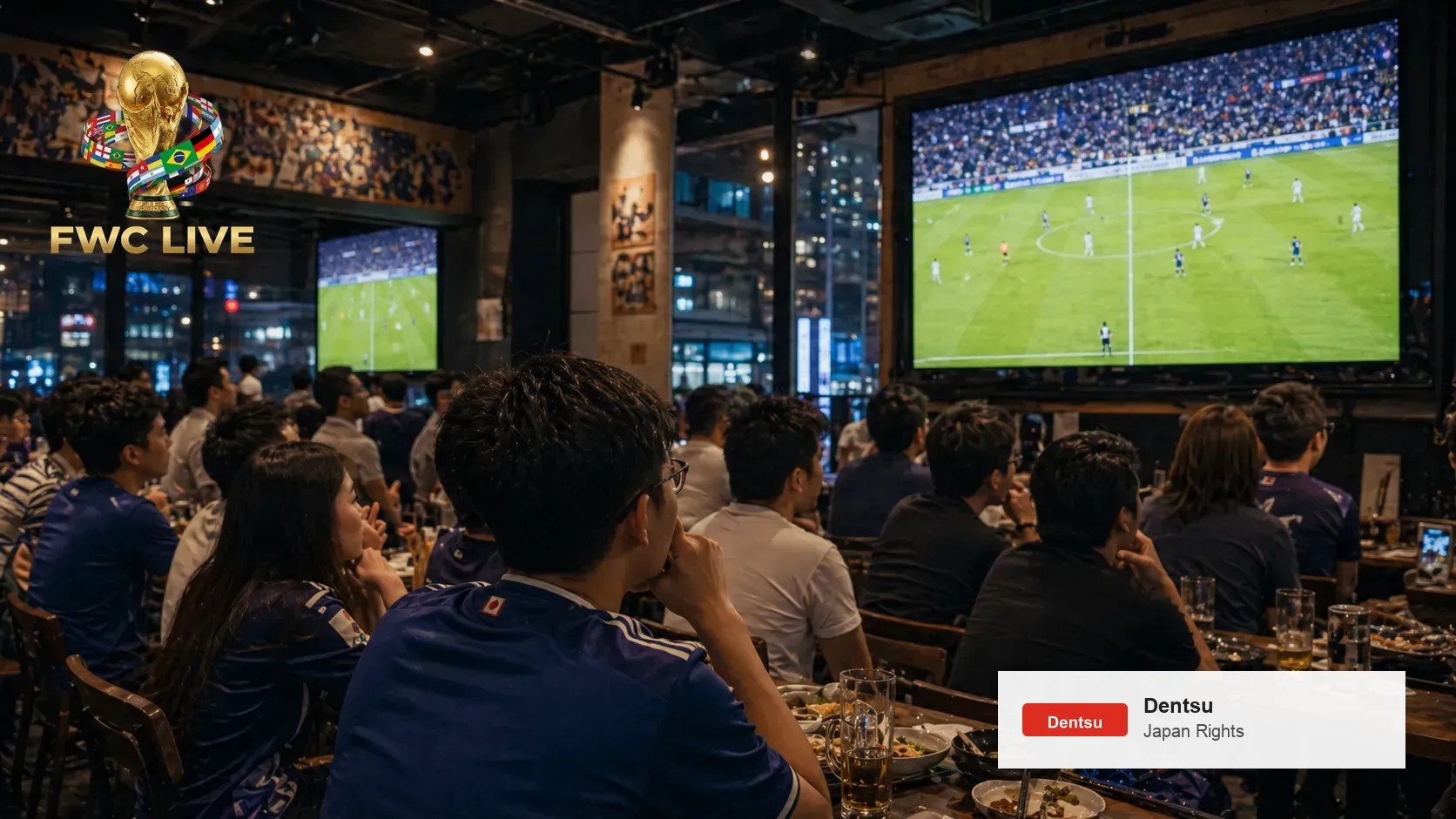 How to watch FIFA World Cup 2026 live on Dentsu rights platforms in Japan