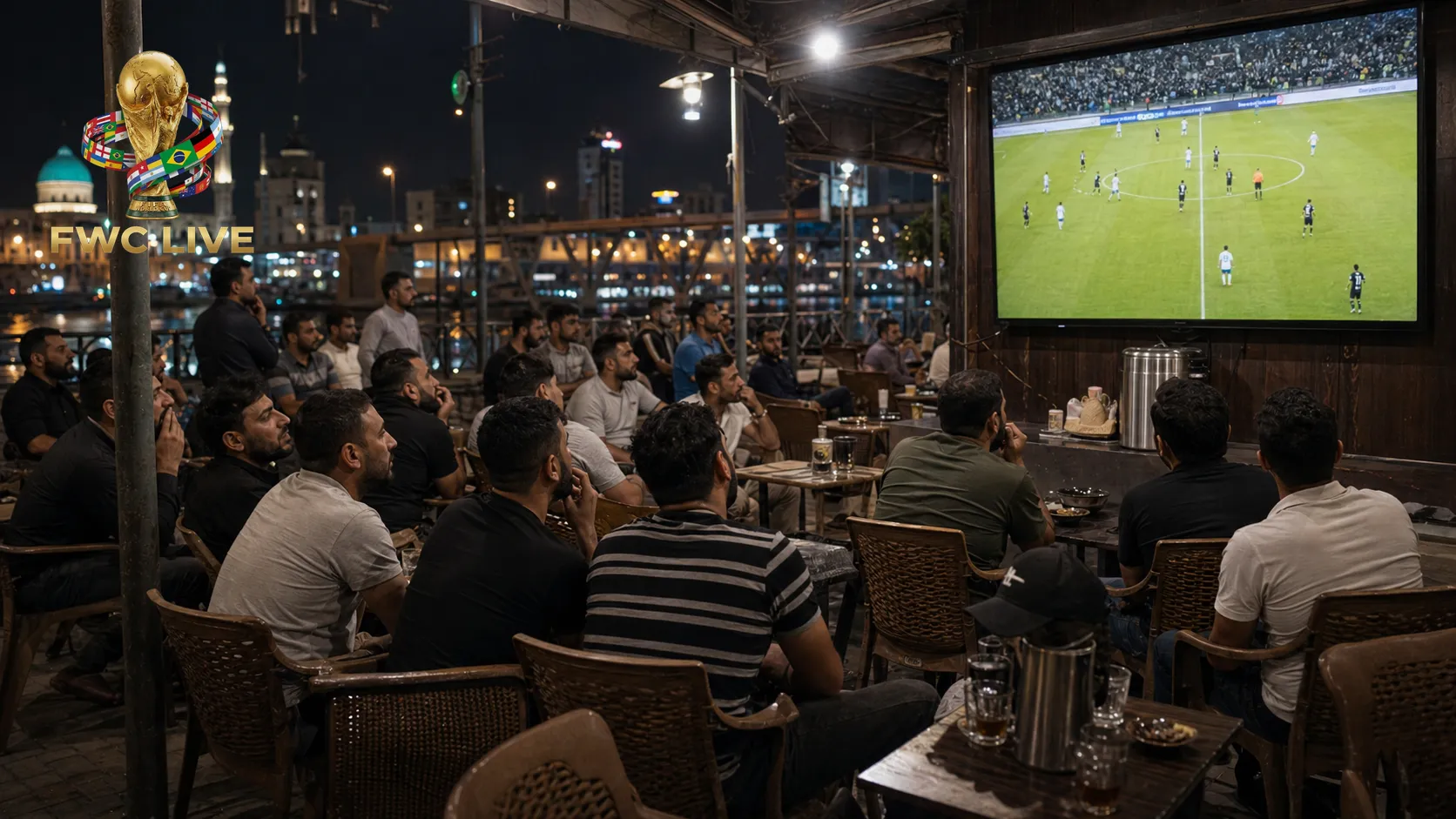 Afghanistan football fans watching FIFA World Cup 2026 coverage in Kabul