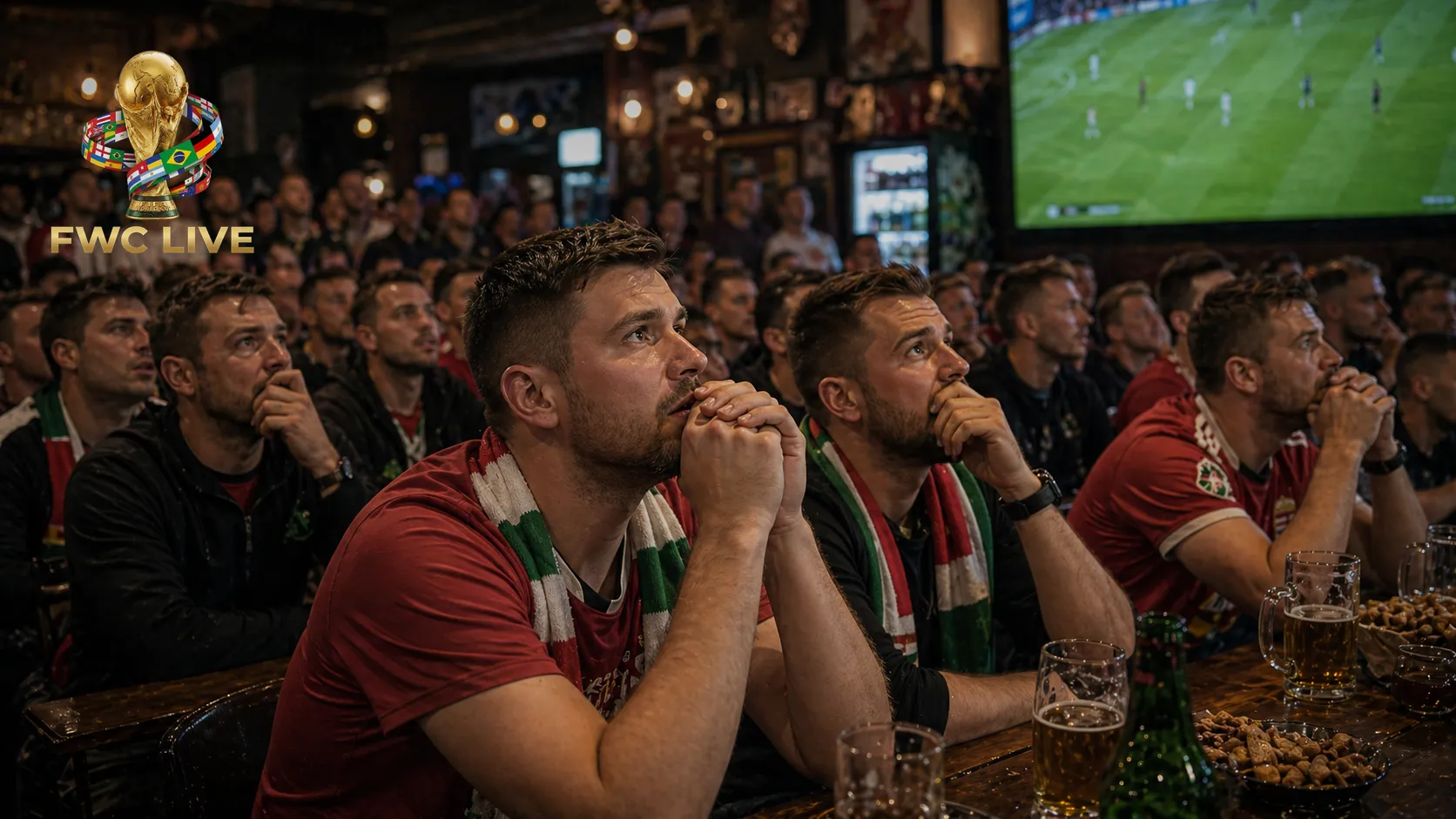 Hungary football fans watching FIFA World Cup 2026 coverage in Budapest