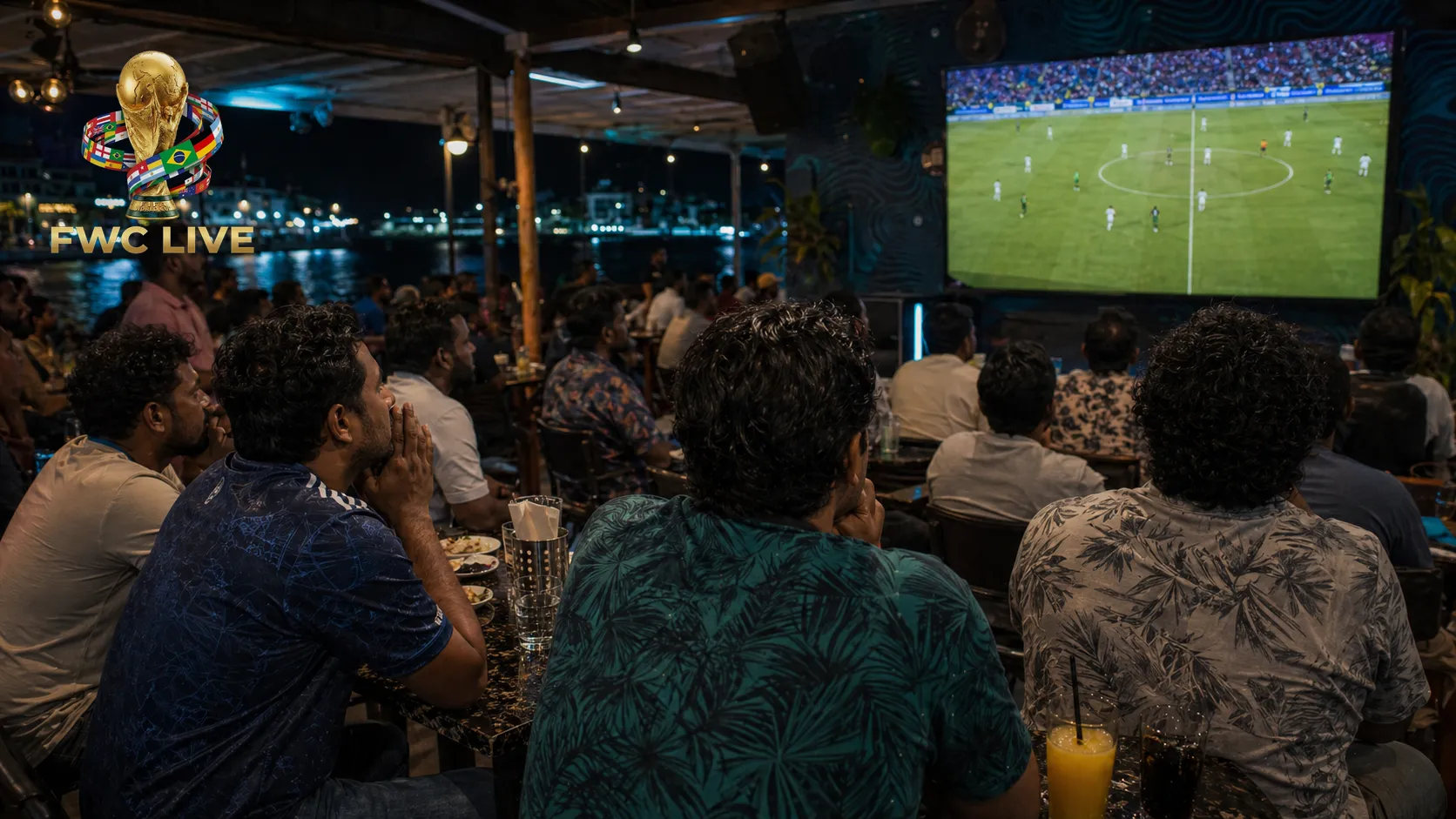 Maldives football fans watching FIFA World Cup 2026 coverage in Male