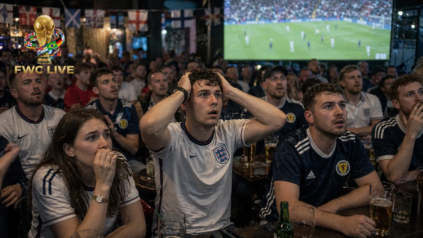 United Kingdom football fans watching FIFA World Cup 2026 coverage in London