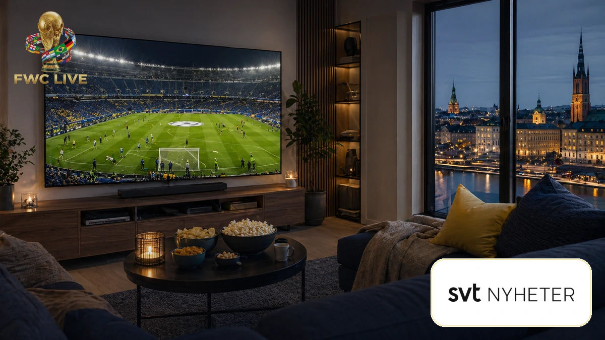 How to watch FIFA World Cup 2026 on SVT in Sweden