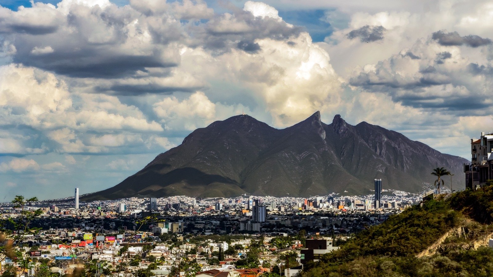 Monterrey host city skyline
