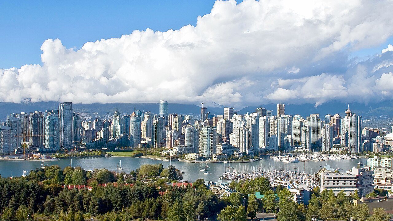Vancouver host city skyline