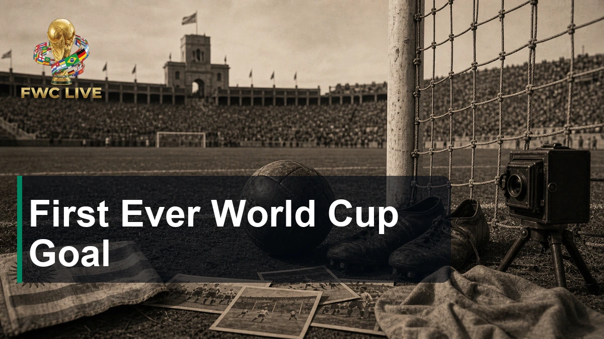 First Ever World Cup Goal - Lucien Laurent 1930
