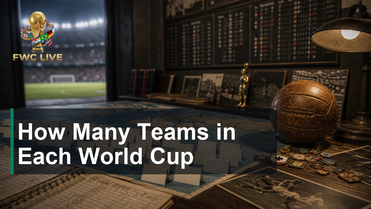 How Many Teams in Each World Cup - Full History