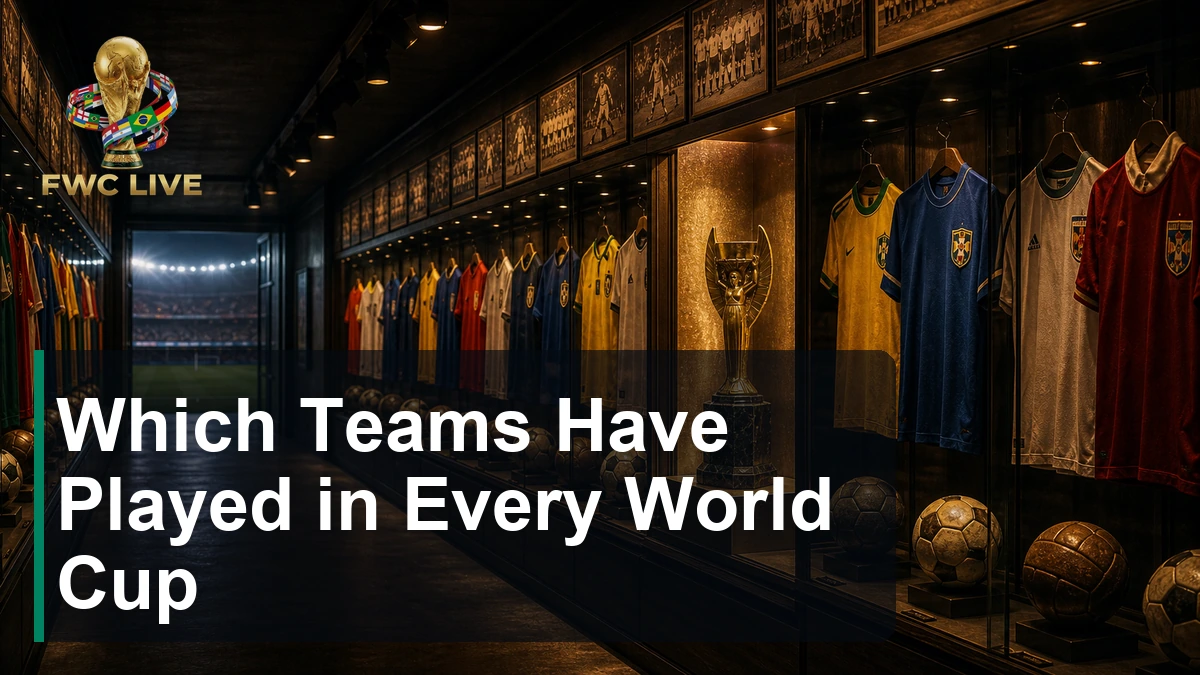 Which Teams Have Played in Every World Cup