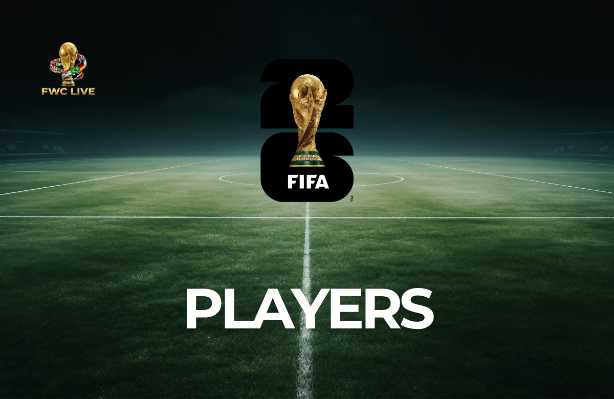 FIFA World Cup 2026 players graphic