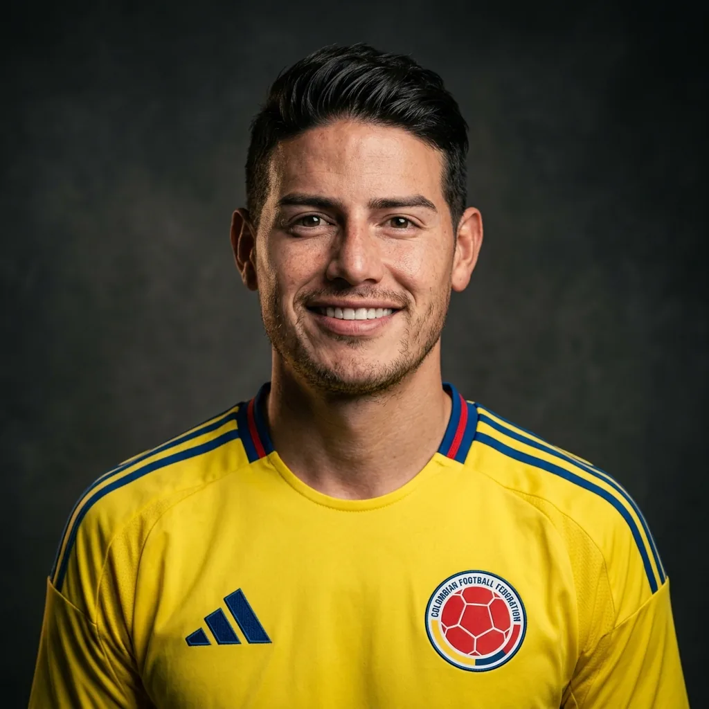 James Rodríguez profile portrait