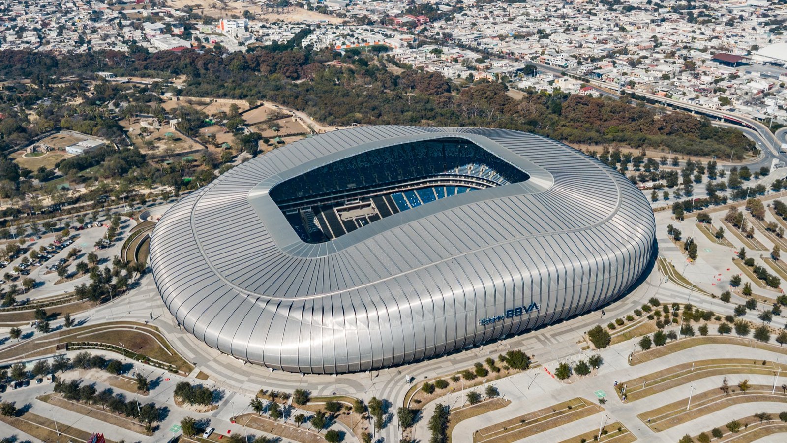 Monterrey Stadium exterior in Monterrey