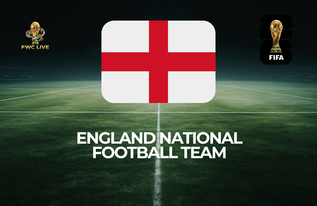 England national football team featured graphic